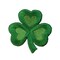 2" Shamrock, Clover, St Patrick's Day, Irish, Embroidered, Iron on Patch